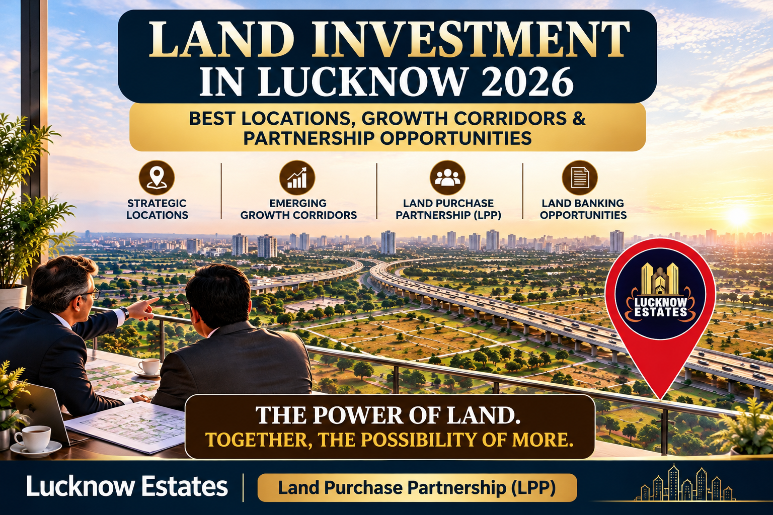 Land Investment in Lucknow 2026: best locations, growth corridors and partnership opportunities